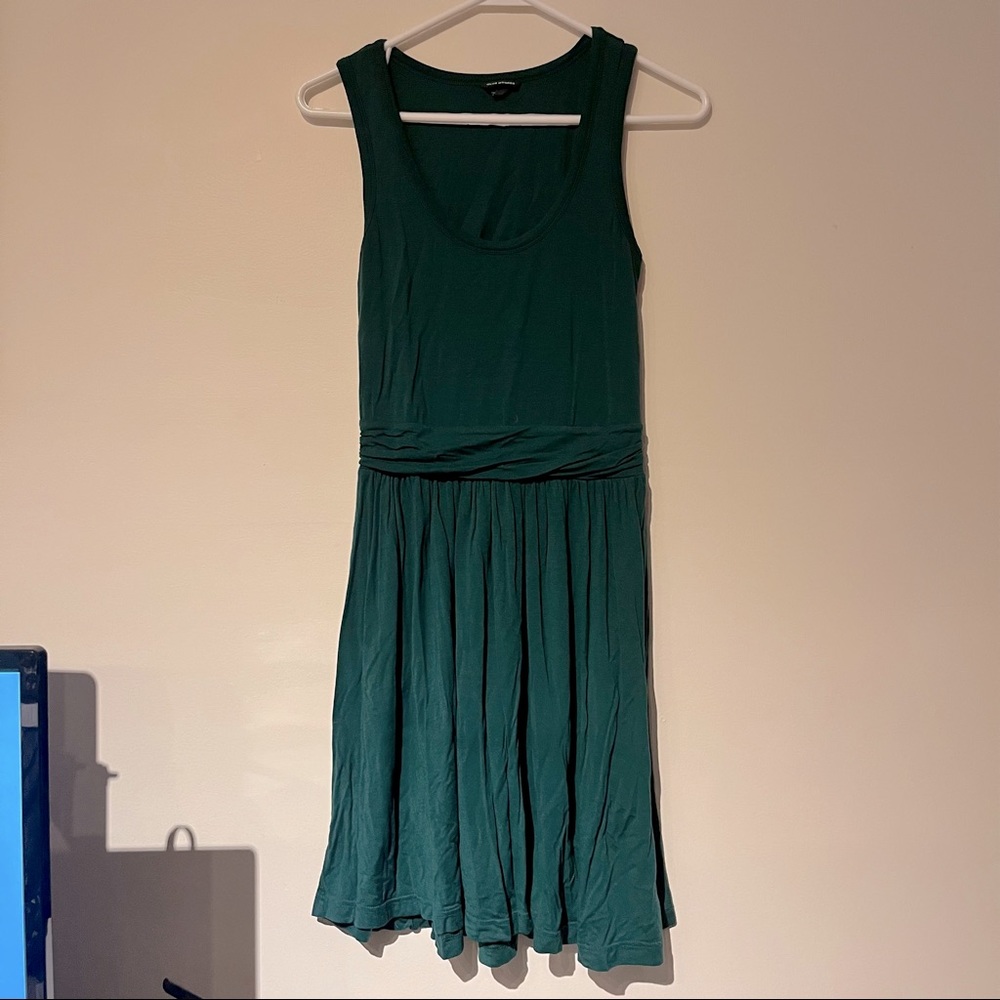 Club Monaco green back cut out dress Size 8